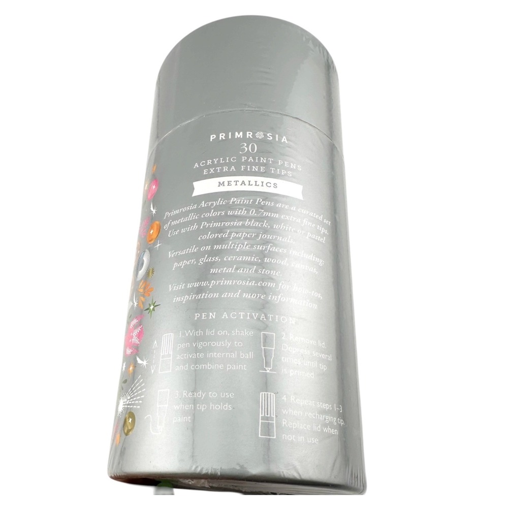 NEW Primrosia Celestrial 30 METALLIC Acrylic Paint Pens Extra Fine‎ Tips - Picture 3 of 5